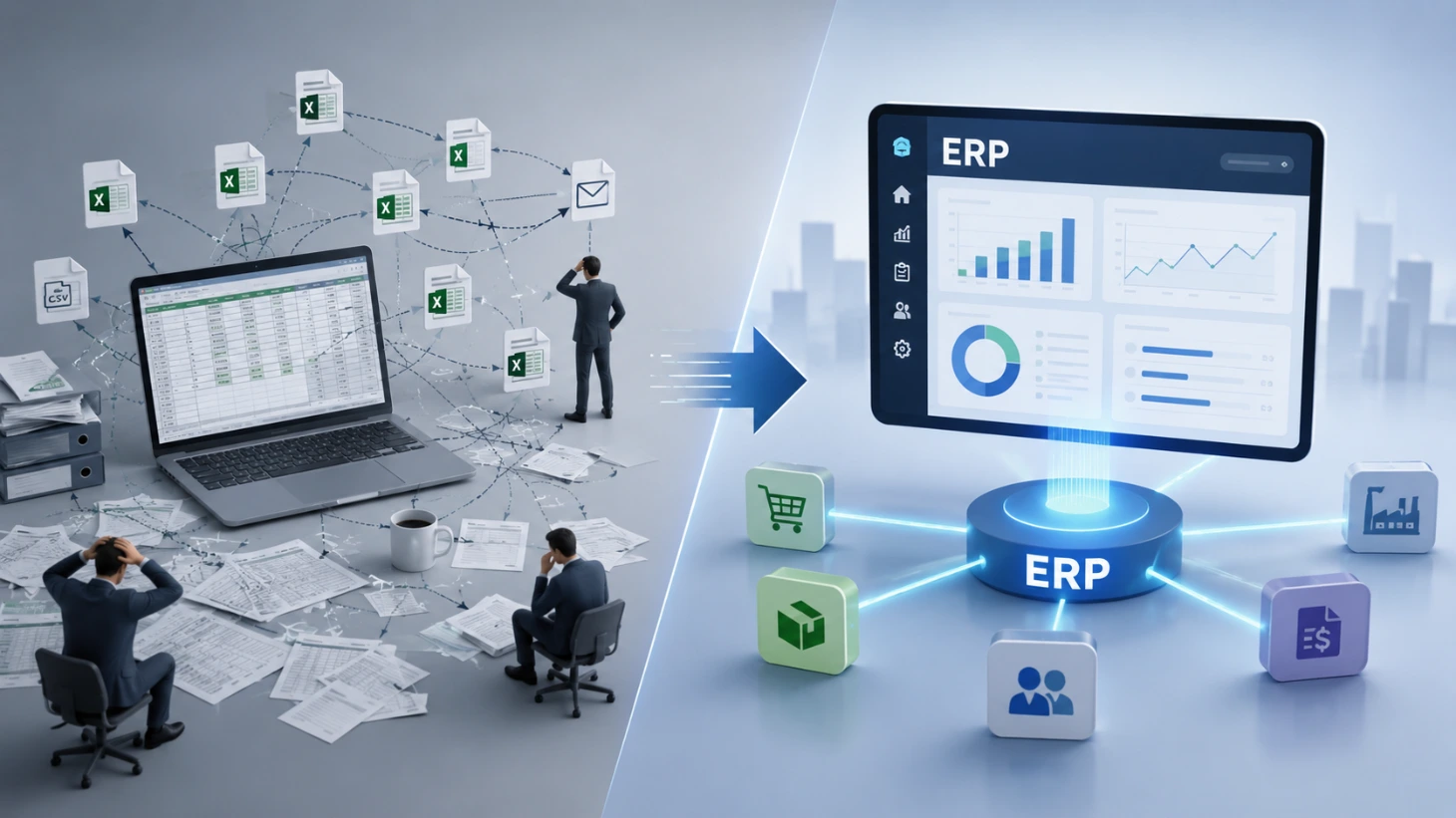 ERP LÀ GÌ VÀ DOANH NGHIỆP CẦN ERP KHI NÀO?